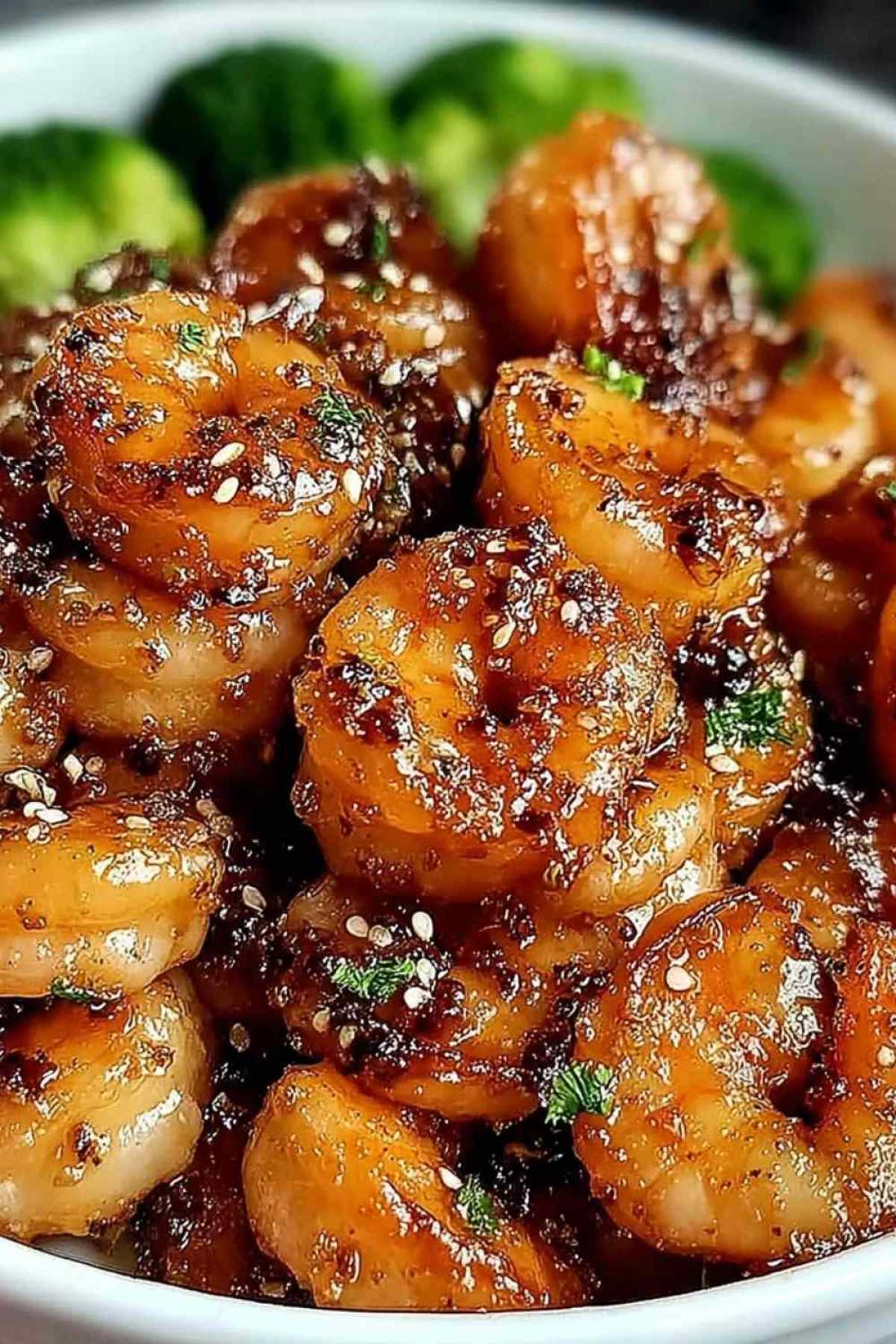 Honig-Knoblauch-Garnelen mit hohem Proteingehalt