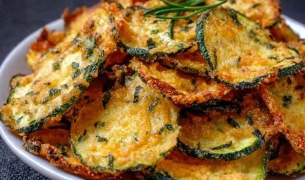Knoblauch-Zucchini-Chips Rezept
