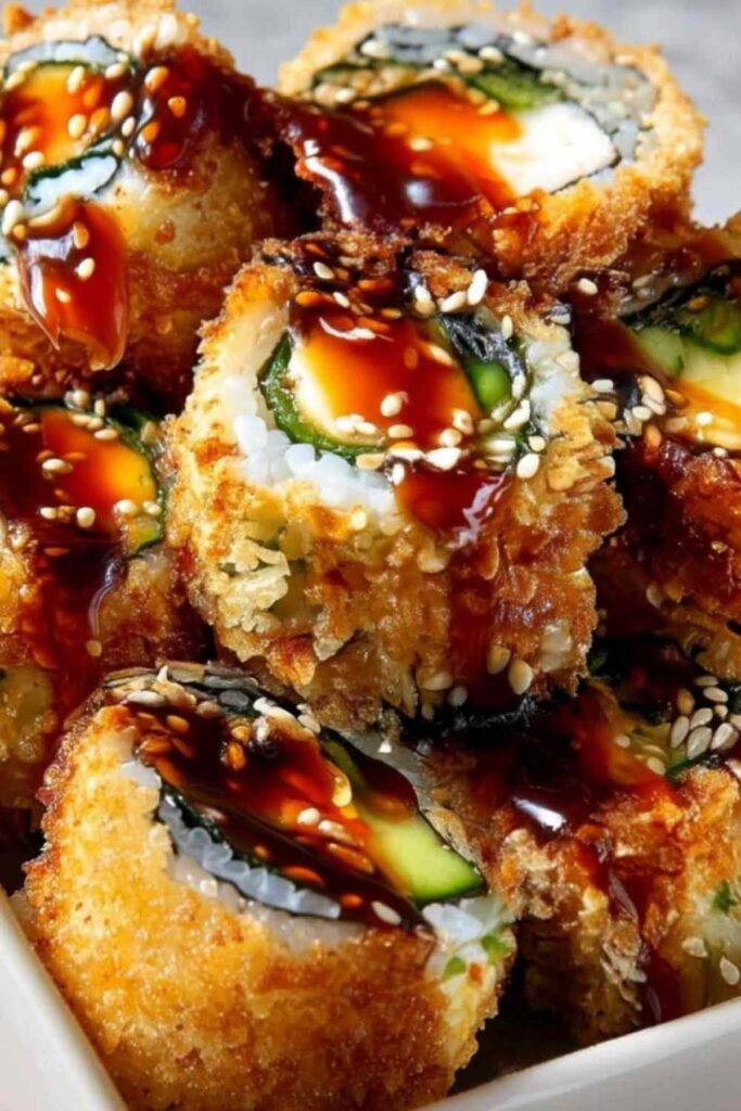 Knusprige Sushi-Rollen – Einfaches Rezept