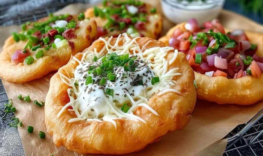 Langos aus der Heißluftfritteuse