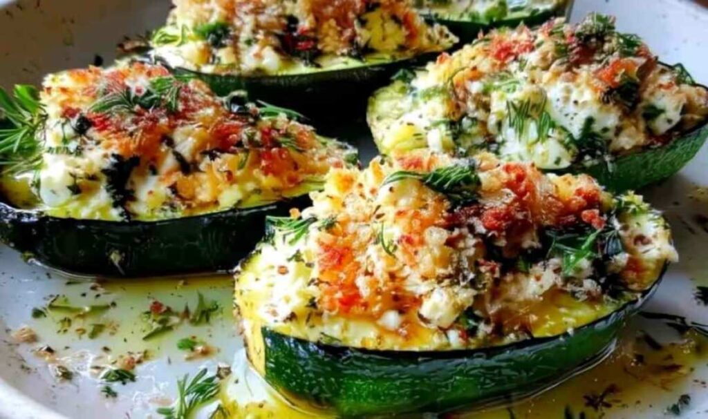 Ofenzucchini mit Feta