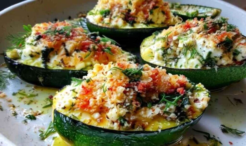 Ofenzucchini mit Feta