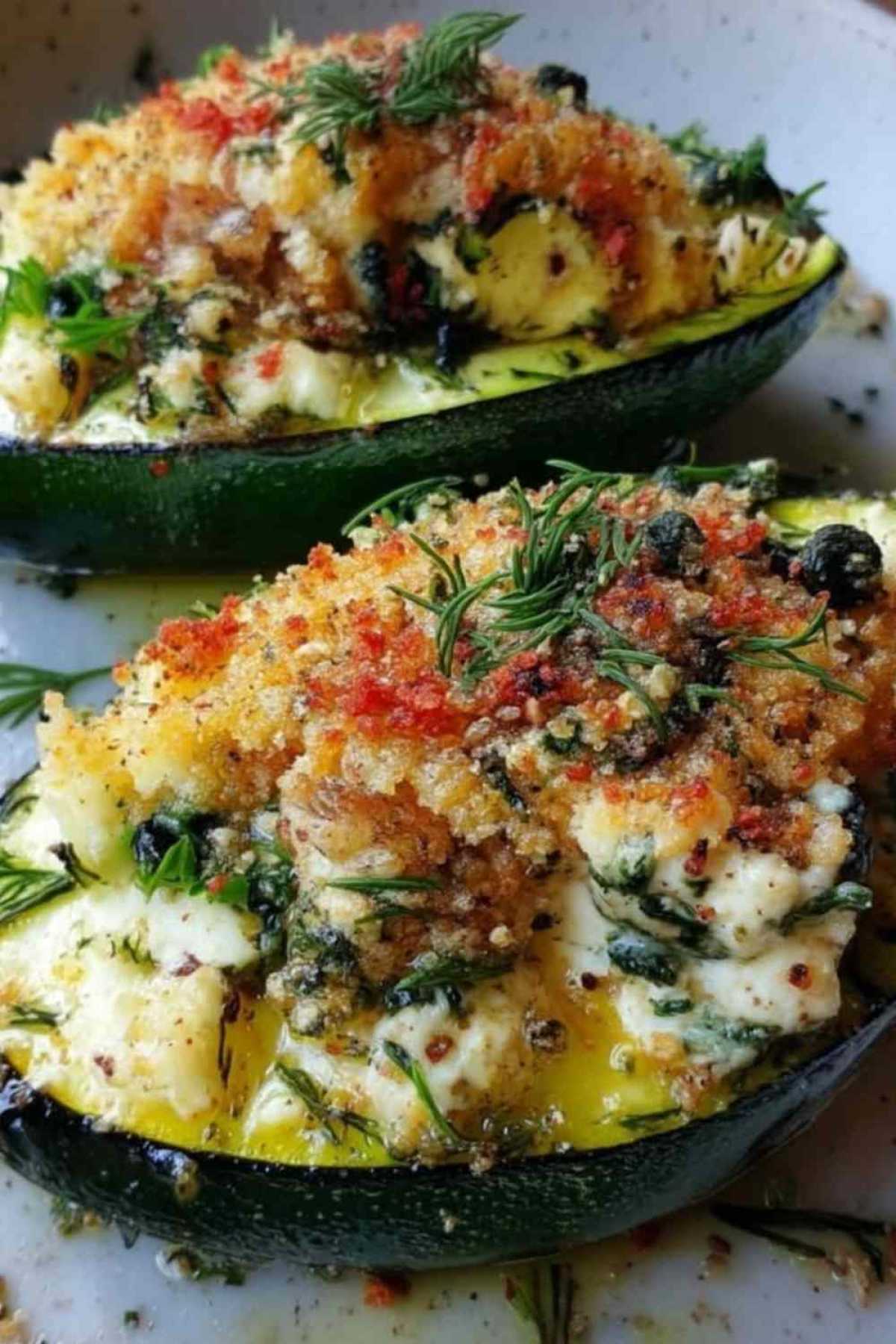 Ofenzucchini mit Feta