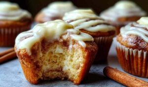 Saftige Zimt-Frischkäse-Muffins