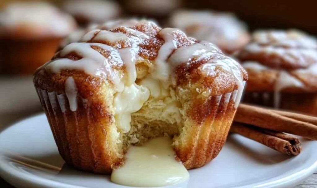 Saftige Zimt-Frischkäse-Muffins