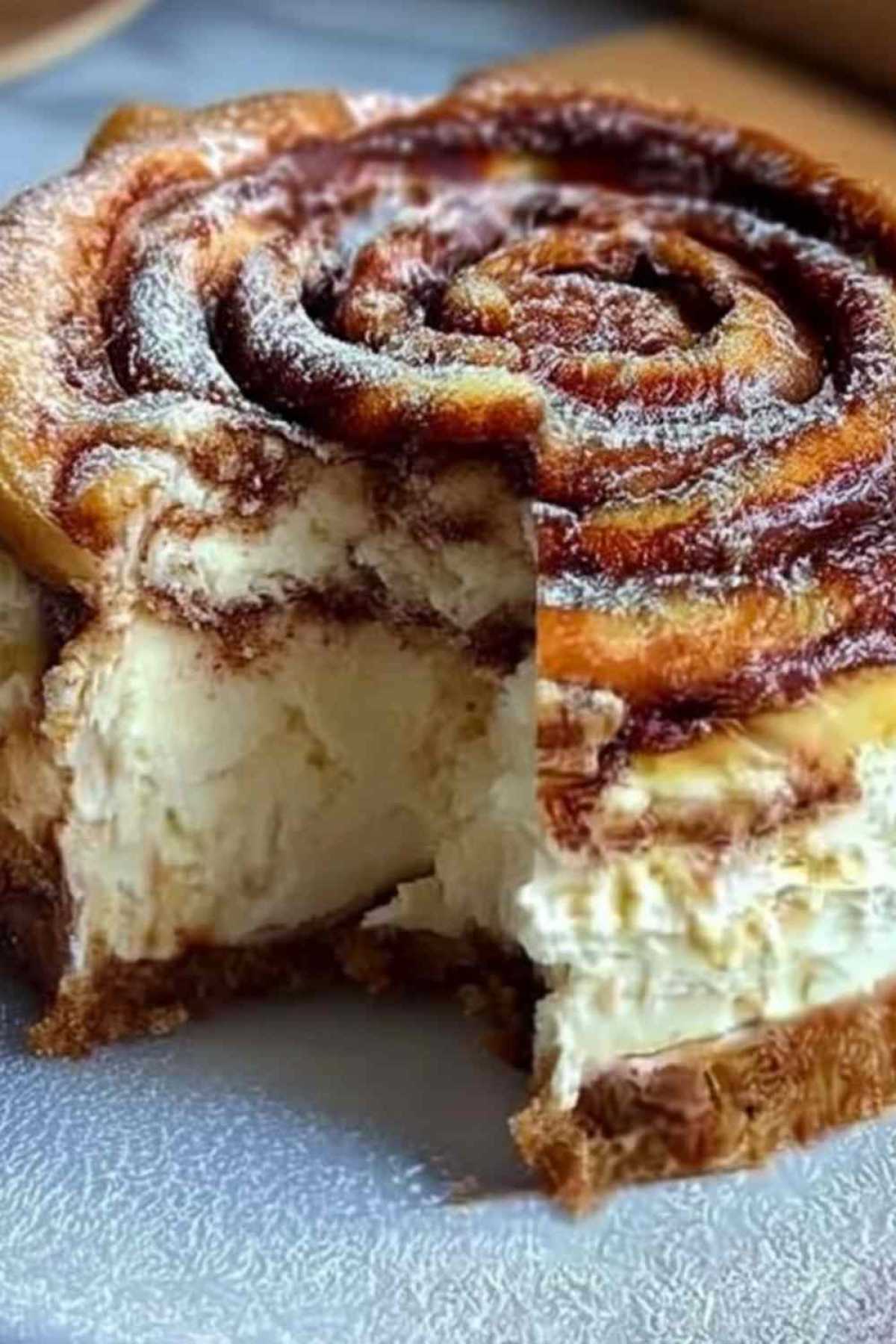 Zimtschnecken Käsekuchen