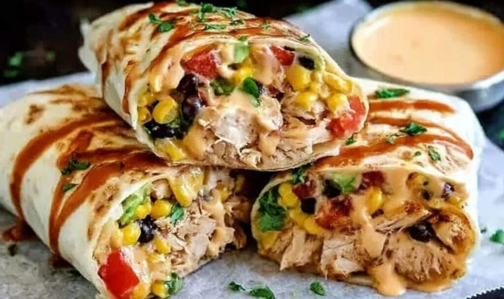 Southwest Hähnchen Wrap 2 Southwest Hähnchen Wrap